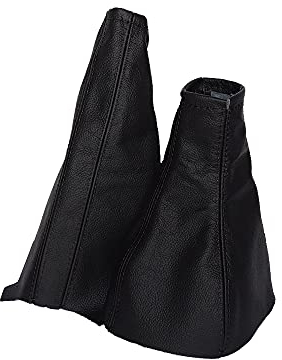 The Tuning-Shop Ltd Schaltsack Handbremsmanschette kompatibel mit Opel Corsa C Leder