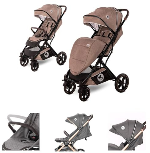 Lorelli Kinderwagen Storm Buggy, Fußabdeckung, PU-Räder, Sonnendach, verstellbar beige