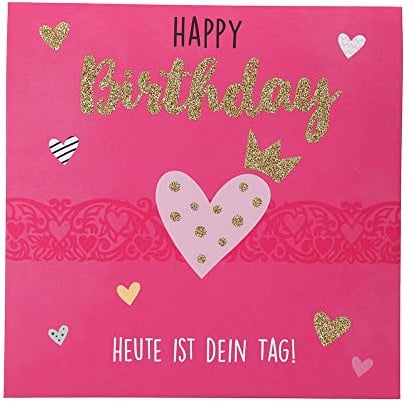 Depesche 0011694-015 Pop-up Glückwunschkarte zum Geburtstag, Klappkarte mit Musik, Lichtelementen und einem originellen Spruch, Geburtstagskarte inkl. Umschlag, Format 15,5 x 15,5 cm