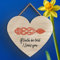 Global Designs If Truth Be Told I Loves You Welsh Love Spoon Wooden Heart Hanging Plaque