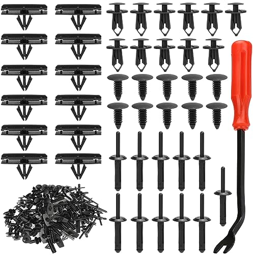 Linkstyle 121 pezzi Wrangler clip di fissaggio per griglia del radiatore, rivetti di plastica per paraurti, compatibili con Jeep Wrangler 2007-2022 e Grand Cherokee 2005-2010, sostituiscono 6503598