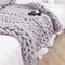 Fulenyi Wolle Garn Handstricken Roving, Soft Bulky Arm Stricken Dicke Wolle zum Häkeln, Strickdecke Decke Garn für Riese Klobig Stricken Werfen Sofa Decke, 250g, 18M