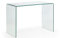 Julian Bowen Amalfi Desk, Clear Glass, One Size