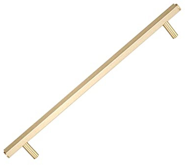 Tiradores para Cocina de Cobre Puro Tiradores para Cajones Modernos Tirador de Puerta Muebles Tirador para Armarios Con tornillos para Gabinete,Tocador,Baño,Dormitorio (Hole distance:160mm)