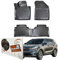 Trimak Passgenau 3D Fussmatten Auto Kompatibel mit Kia Sorento 3 Gen 2014-2020 Auto Zubehör 1. Und 2. Reihe Gummimatten Autos TPE Allwetter Geruchlos rutschfest Vorne und Hinten Schwartz