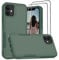 Jeylly for iPhone 11 Case, [Military Grade Drop Protection] Anti Scratch Hard PC Shockproof Silicone TPU Dustproof Rugged Full Protective Phone Case Cover for iPhone 11, Green