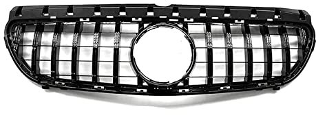 Griglia paraurti anteriore GT per Mercedes Benz Classe B W246 B180 2015-2019 nero argento