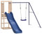 vidaXL Parque Infantil de Exterior Madera Maciza de Pino
