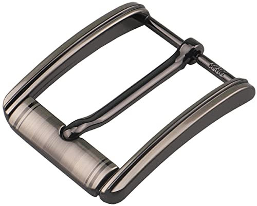 McFanBe Gürtelschnalle 28mm bis 38mm Single Prong Square Gürtelschnallen für Frauen Männer Ersatz Ledergürtel (40mm, Schnalle1)