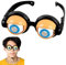 LightBeacon Lustiges Brillenspielzeug, Crazy Eyes Spielzeugzubehör, Partybrillen Kinder, Lustige Brillen Kinder, Brillenspielzeug Kind, Für Halloween Weihnachten Geschenk Gag Spielzeug