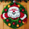 Raixleb Latch Hook Kits Knüpfteppich für Kinder und Erwachsene zum Selber Knüpfen DIY Teppich 50x 50 cm Weihnachtsmann