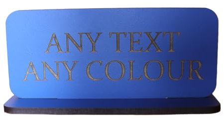 personalised desktop name plate sign
