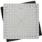 Fiskars rotary cutting mat, Self-healing cutting mat, Rotates 360°, Bevel lines for 30°, 45° and 60°, 13 x 13 (33 x 33 cm), Grey, 1065610
