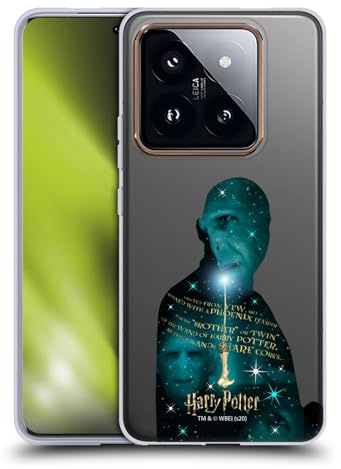 Head Case Designs Officially Licensed Harry Potter Voldemort Yew Wand Deathly Hallows XXXVIII Soft Gel Case Compatible With Xiaomi 14 Pro