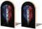 Serre-livres en bois avec motif de lion - Portrait d'un beau lion - Serre-livres antidérapants pour étagères - Support de livre à domicile - Base en métal lourd - Étagère décorative pour livres