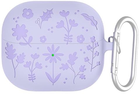Integrated Earphone Protective Case for Samsungs Gal-axy Buds 3 & Buds 3 Pro, Dust and Drop Proof Soft Silicone Headphone Cover with Hook, Full Protection Charging Cover Shell Replacement Accessories