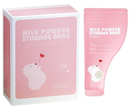 Portable Milk Powder Bag, 30pcs Feeding Dry Milk Food Bag, 50G Leakproof Leakproof Bag Easy To Put Milk Powder Storage Bags Are Perfect For Parents