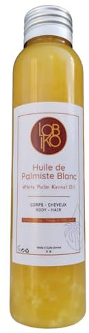 Huile de palmiste blanc pure pressée à froid, vierge 100% naturel - Palm kernel oil - Adin Ekuro solution anti-âge pour une peau plus jeune et plus ferme. Peau Lisse et Tonique African palm kernel oil