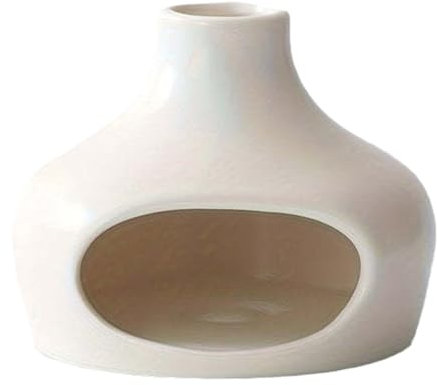 Quemador de incienso para chimenea, soporte de incienso de cerámica, recogedor de cenizas compacto, diseño de plato de madera de 4.9 x 3.8 pulgadas, ideal para meditación, relajación, decoración y