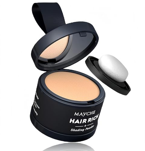 Maycheer Hairline Powder for Women - Maycheer Magic Root Cover Up, Hair Rich Shading Powder (24#Almond Orange)