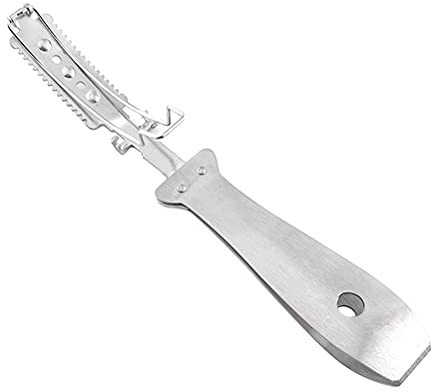 lyrlody Animal Hair Scraper, 3 in 1 Stainless Steel Shaving Tool | Pig Bristle Remover, Kitchen Use, Home Restaurant Farm Ranch, Metal Construction, Butcher Shop, Pig Processing