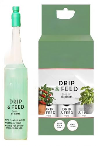 Home Fittings ® 1 Pack Drip and Feed All Purpose Ready to Use Plant Food Fertiliser for Houseplants Pots Containers Slow Feed