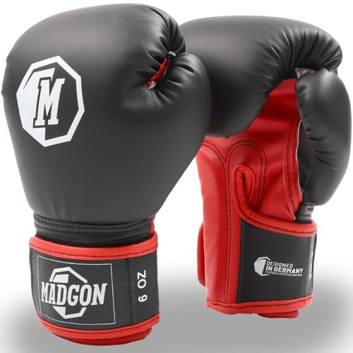 MADGON Guantes de boxeo para niños de 4 oz, 6 oz y 8 oz, guantes de entrenamiento de alta calidad para niños y niñas, boxeo, kickboxing, Muay Thai y artes marciales