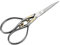 Schere Antike Vintage Style Scissor Schneiden Stickerei Kreuzstich Nähen Werkzeug Schneider Scissors Haushalt DIY Nähzubehör(Black With Gold Pattern)