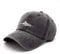 Himozoo Baseballkappe für Damen und Herren, 100 % Baumwolle, gewaschene Haifisch-Stickerei, verstellbar, lässiger Trucker-Mütze, grau, M/Einheitsgröße