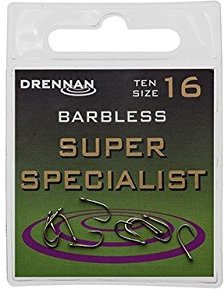 Drennan Super Specialist Barbless Hooks - Size 20