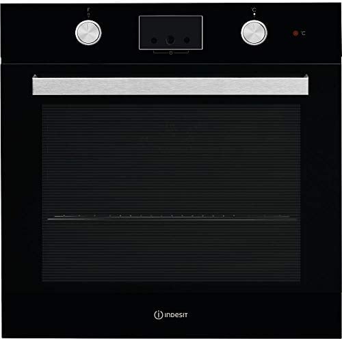 Indesit IFW 65Y0 J BL forno Forno elettrico 66 L Nero, Acciaio inossidabile A
