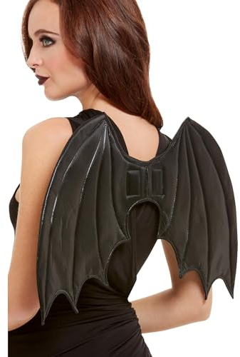 Smiffys Fledermausflügel, Schwarz, 50cm/20 Zoll Halloween