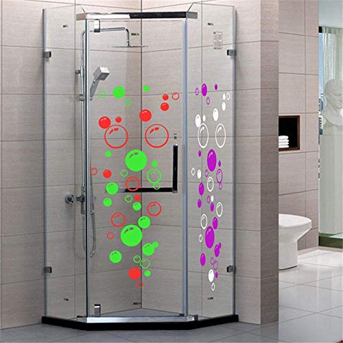 Creative Bubbles Wall Art Bathroom Window Shower Tile Decoration Decal Kid Car Sticker Waterproof and Removable Wall Sticker 701 45 * 20Cm