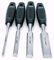 Rolson 3 X Wood Chisel Set - 4 Pieces
