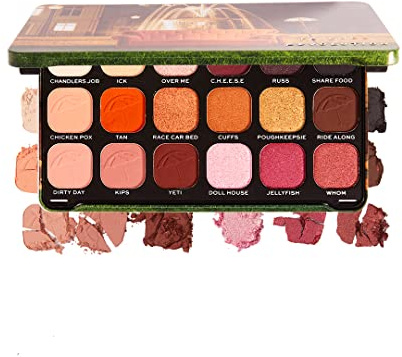 Makeup Revolution, Friends, Forever Flawless,Eyeshadow Palette, I'll Be There For You, 18 Shades, 19.8g