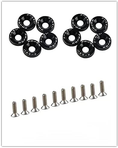 Lot de 10 vis de fixation pour scooter électrique, rondelles, pour Dualtron 1, 2, 3, Thunder Eagel Ultra Zero, 9, KAABO (noir)