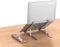SYXLS Support Ordinateur Portable, Support PC Portable Ventilé en Réglable, Support Pliable et Portable Ordinateur Portable/Tablette/Livre, pour 10-15,6” Tablette (Rose)