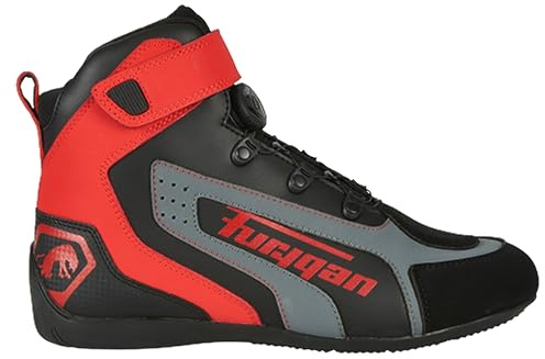 FURYGAN V4 EASY D3O oder V4 EASY D3O VENTED Herren Motorradschuhe - Komfort, Atmungsaktiv, verstärkter Malleolus-Schutz, maximale Sicherheit - Komfort und Luftzirkulation