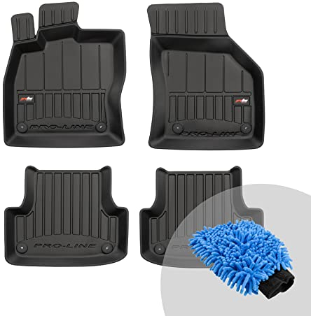 FROGUM ProLine 3D Gummimatten Exklusiven Auto Fußmatten Autofussmatten für Audi A3 8V 2013-2020 | Die höchsten Kanten