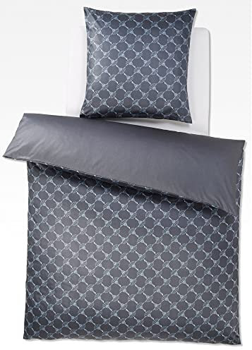 Joop! Bettwäsche Cornflower Gradiant 4059 Graphit - 09 2X 40x80 cm - 200x200 cm