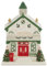 Spode – Christmas Tree Christmas Village Post Office-Measures at 6.5-LED Light Up Figurine