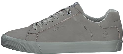 s.Oliver Herren Sneaker flach aus Kunstleder Freizeit Braun (Taupe), 44