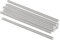 QUARKZMAN M8 x 200mm 1.25mm Passo Completamente Filettato Aste x 10pz 304 Acciaio inossidabile Maschio Filettato Asta Barra per Bulloni e Morsetti e Grucce e Bulloni a U,[Argento]
