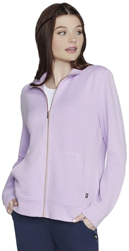 Skechers Go Walk Damen-Jacke, Orchid Bloom, M