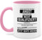Tasse Tassen 325ml - Ich hatte kurz Angst ich wäre nicht qualifiziert genug I Kollegen Geschenk Kolleginnen Geschenk lustig - 325 ml - Rosa - kaffeebecher kollegin geschenke büro kollege job