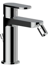 Kiamami Valentina Rubinetto da Bidet con Scarico a salterello e areatore Cromato Amalfi