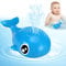 Collazoey Baby Bad Spielzeug,Wal-Badespielzeug für Kinder, leuchtender Springbrunnen, Sprinkler, Pool-Badewannenspielzeug,für Kleinkinder und Kinder von 1 bis 3 Jahren