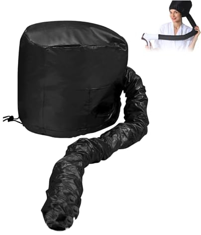 YANINEE Trockenhauben für Haare, Föhnhaube, Diffuser Cap mit Verstellbarem Kordelzug