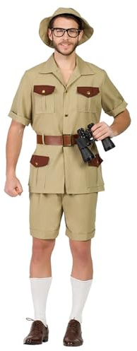 Boland - Kostüm Safari Ranger für Erwachsene 4-teilig, Faschingskostüm für Mottoparty oder Karneval, Tierpfleger