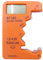 Namvo Digital Battery Tester, Universal Battery Tester BT189, Battery Detector with Display for C, AAA, AAA, D, N, 9 V (Orange Color)
